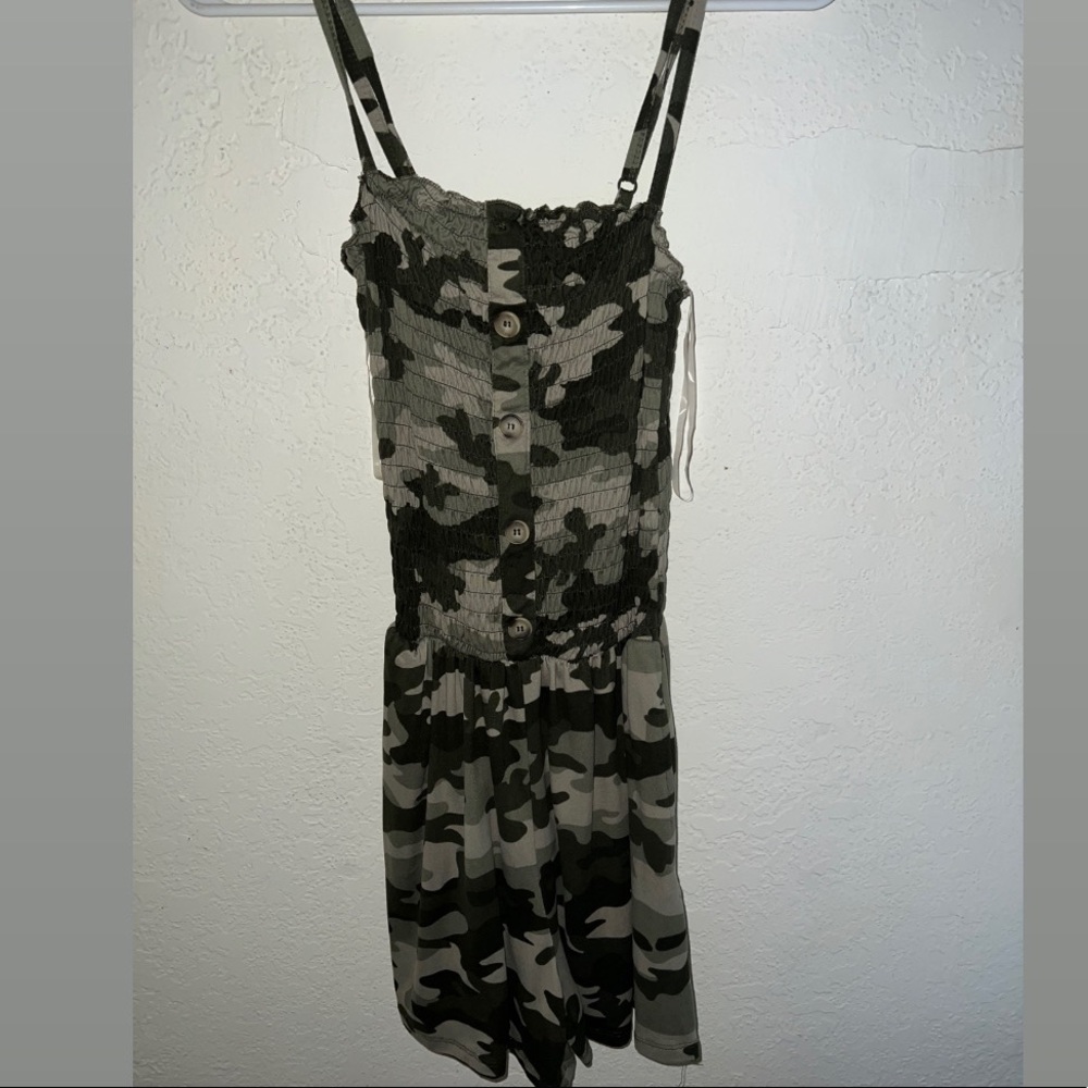 Eye Candy camo short jumpsuit (romper). Medium. Worn once.